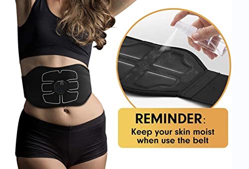 HOCOSO Estimulador ABS, máquina abdominal, cinturón de tonificación abdominal, tonificación muscular, equipo de entrenamiento abdominal