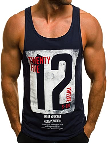 HOTCAT Camiseta de Tirantes Hombre Deportiva Bodybuilding Culturismo Camiseta sin Mangas Fitness Gym Tank Top
