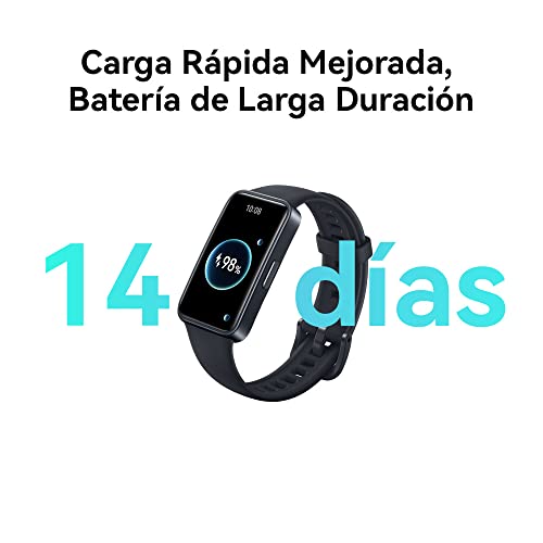 HUAWEI Band 8 Smart Watch, Diseño fino, Seguimiento Preciso del Sueño, Batería de 14 días, Compatible con Android e iOS, para Salud y Bienestar,Versión Española, Rosa