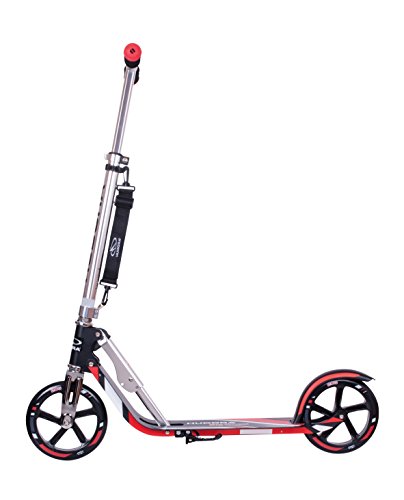 HUDORA Scooter BigWheel 205 - Rodillo de aluminio estable - Patinete urbano ajustable y plegable con soporte - Patín deportivo para niños y adultos hasta 100kg