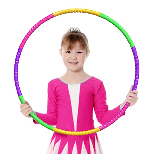 Hula Hoop para Niños, Hula Hoop Desmontable de 8 Secciones, Aro de Fitness Desmontable, Hula Hoop Fitness de Plastico para Deportes, Ejercicios, Gimnasia, Danza, Yoga