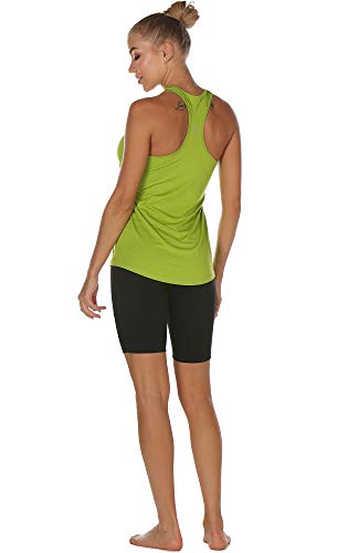 Icyzone - Paquete de 3 camisetas deportivas de tirantes para mujer para correr, hacer yoga e ir al gimnasio, XXL