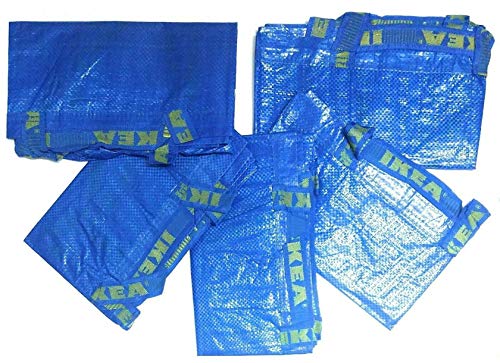 Ikea 172.283.40 Frakta - Bolsa de compras, grande, azul, juego de 5
