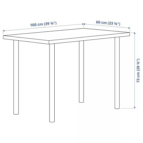 Ikea ADILS/LINNMON - Mesa (100 x 60 cm), color blanco