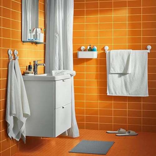 IKEA NARSEN - Toalla de baño (55 x 120 cm), color blanco