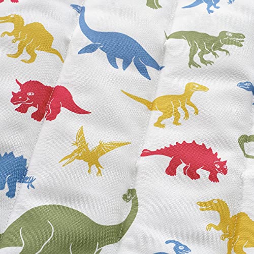 Ikea POANG - Sillón para niños, chapa de abedul/patrón de dinosaurio Medskog