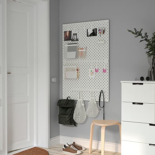 Ikea SKåDIS - Tablero de clavijas (76 x 56 cm), color blanco
