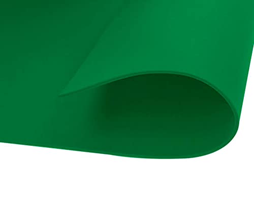 INNSPIRO Goma EVA verde láminas adhesivas 20x30cm.x2mm. 20u. Material muy utilizado para manualidades y decoración