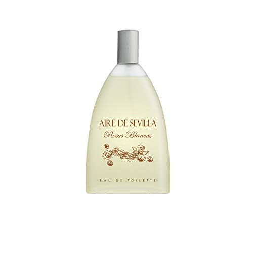 Instituto Español Set Perfume Mujer Rosas Blancas - Aire de Sevilla - EDT, Crema Hidratante, Gel de Ducha, 0.2 kilograms, 1