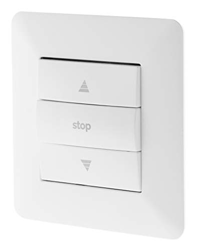 Interruptor para persiana automática AGE02B, Color blanco, 2300W - 230V