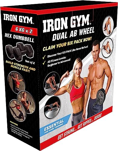 Iron Gym Dual Ab Wheel - Espalda y musculatura de espalda