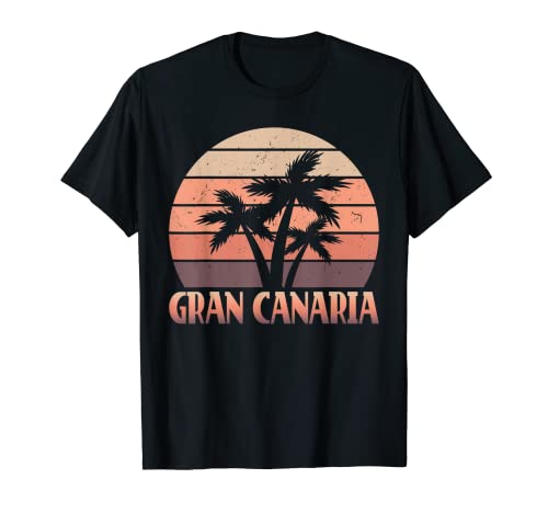 Islas Canarias Gran Canaria Vintage Camiseta