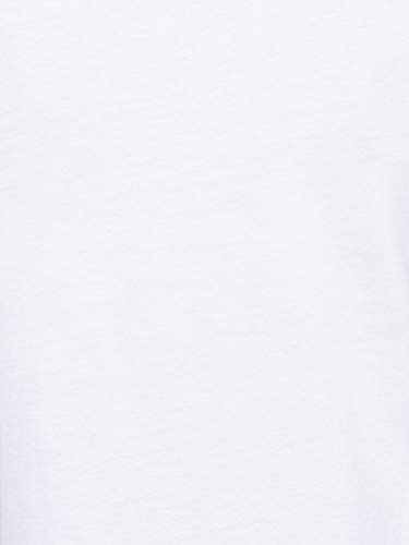 Jack & Jones Jjeorganic Basic tee SS O-Neck Noos Camiseta, White Detail, M para Hombre