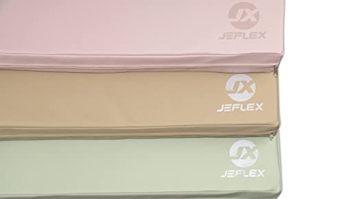 Jeflex - Colchoneta Gimnasia azul 100 x 70 x 8 cm fabricada en Alemania/Esterilla de gimnasia/Colchoneta multifuncional y esterilla de yoga/Esterilla de juego para habitación de los niños