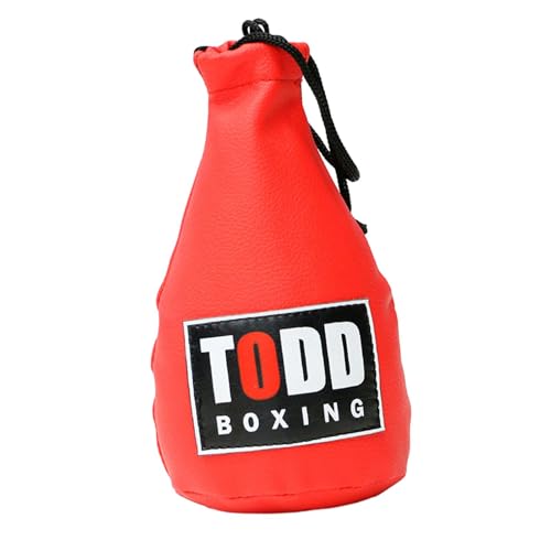 JISADER Boxing Training Bag Reaction Bag, Saco de Boxeo para Adultos, Boxing Speed Bag, MMA Kickboxing, Rojo