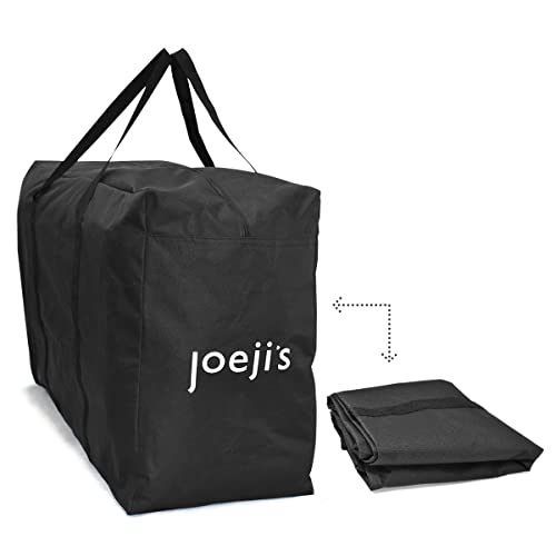 Joejis Bolsas almacenaje ropa de gran capacidad de 145L Bolsas rafia de transporte de alta resistencia con asas útil bolsa de almacenamiento para debajo de la cama Bolsas para guardar ropa