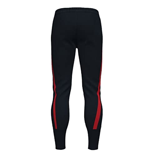 Joma Advance, Pantalón Deportivo Hombre, Negro-rojo, XL