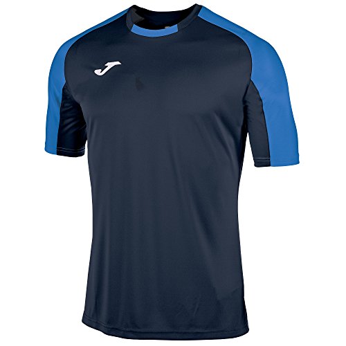 Joma Camiseta Essential M/C Navy-Rosso Fashion Camiseta para Hombre, 101105_306_6XS-5XS, Azul Marino Rojo, 6XS-5XS