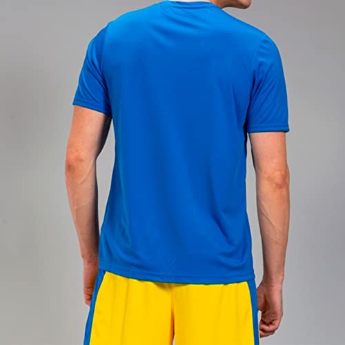 Joma Combi - Camiseta de Manga Corta, Hombre, Azul (Royal), L