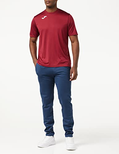 Joma Combi - Camiseta de Manga Corta, Hombre, Rojo (Burdeos), 2XL-3XL