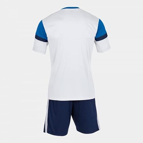 Joma Danubio Conjunto de Fútbol Camiseta y Pantalones Cortos, Hombre, Multicolor (Royal/White), 5XS