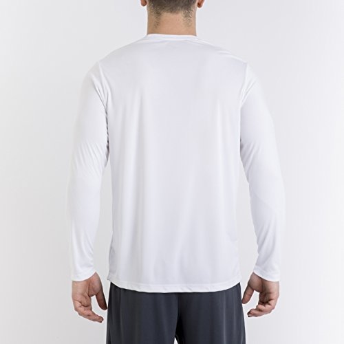Joma Hombre Camiseta de equipación de Manga Larga, Blanco, XS