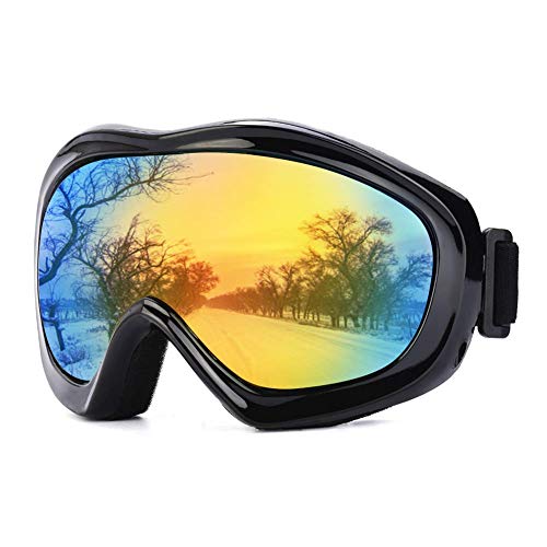 JTENG Gafas de esquí y snowboard Viento UV400 Gafas Esqui Mujer&Hombre Rellenas de Espuma para Deportes Al Aire Libre Ciclismo Moto Snowmobile Ski Goggles Eyewear Deportes Gafas