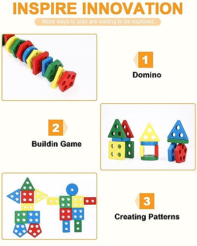 Juguetes Educativos Montessori de Apilar y Encajar, 2 en 1, de Pesca, Regalo de Cumpleaños para Niños de 1 a 3 Años
