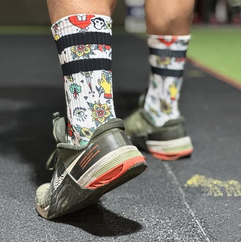 Jungle Socks Calcetines Deportivos Divertidos Unisex para CrossTraining, StreetWear, Running, Fitness, Gimnasio y LifeStyle.