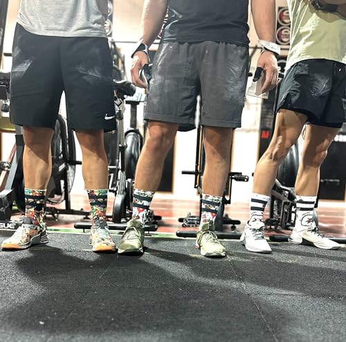Jungle Socks Calcetines Deportivos Divertidos Unisex para CrossTraining, StreetWear, Running, Fitness, Gimnasio y LifeStyle.