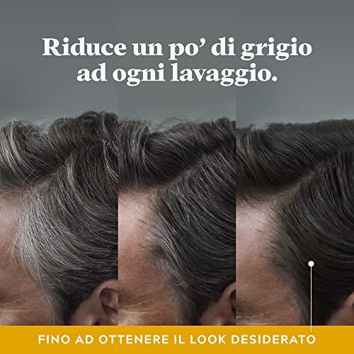 Just For Men Control GX Champú Colorante, 2 en 1 con bálsamo, reduce gradualmente el cabello gris para un aspecto natural. 118 ml