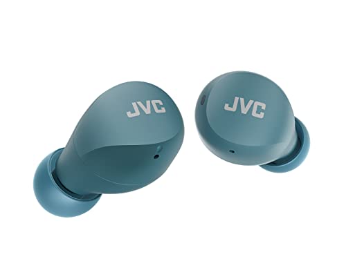 JVC Auriculares inalámbricos Gumy Mini - (5.1) Pequeños y Ligeros, con 3 Modos de Sonido, Resistencia al Agua (IPX4) y 23H de Batería. Auriculares Deportivos y para Casa - HA-Z66T-Z, Verde