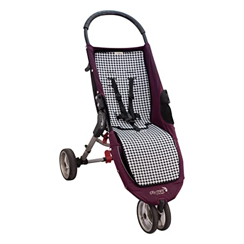 JYOKO KIDS Colchoneta silla de paseo compatible con Joolz y Baby Jogger City Mini, City mini GT2 en algodón (Vichy)