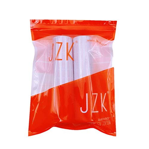 JZK 20 Rollos etiquetas etiquetadora 21 x 12 mm total de 10000 piezas etiquetas adhesivas etiquetas de papel para etiquetadora pistola de precios