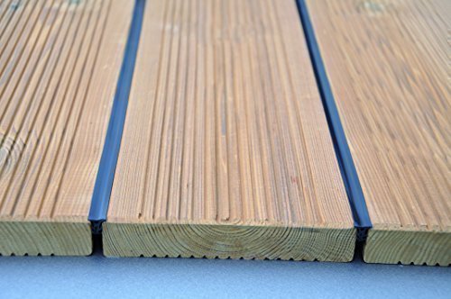 K & R terrasse Joints terr climaprotect/50 m/Joint pour lames de terrasse pour joint écart de 5–7 mm/fabriqué en Allemagne de jardin monde Verrou Berger (6956)