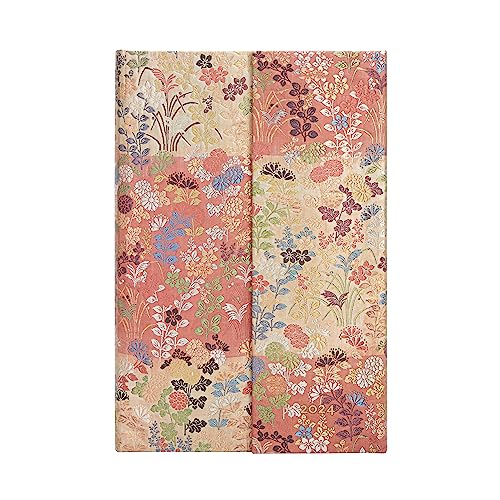 Kara-ori (Japanese Kimono) Mini Verso 12-month Dayplanner 2024