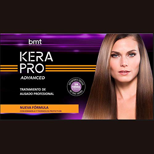 KATIVA BMT KERAPRO Advanced | Kit de Alisado Profesional | Keramin-A + ThermoLiss | Sin Formol | Mono uso 240 ml