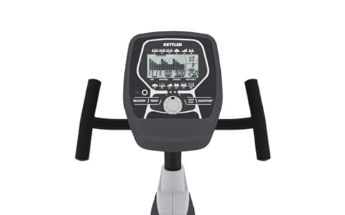 Kettler Avior R | 12 programas de entrenamiento | Asiento ergonómico, fácilmente ajustable | Ruedas de transporte | Sensores de pulso manual
