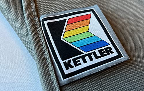 Kettler Cubierta para mesas de ping pong, resistente a la intemperie, ligera, plegable, material estable, resistente, color gris