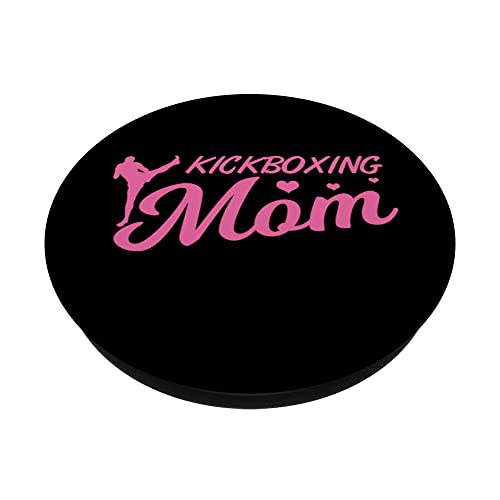 Kickboxing Madre Kickboxing Entusiasta Muay Thai PopSockets PopGrip Intercambiable