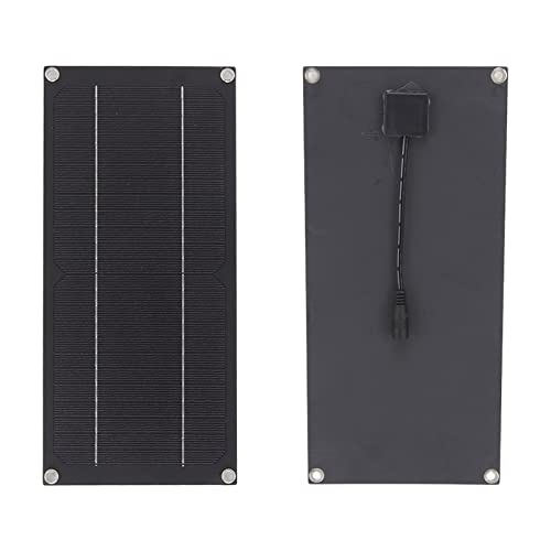 Kit de Panel Solar, Kit de Inicio de Panel Solar Portátil de 600 W 18 V con Panel Solar Monocristalino de 600 W + Controlador de Carga de 100 a 12 V 24 V para RV, Coche, Barco, Remolque, Marino