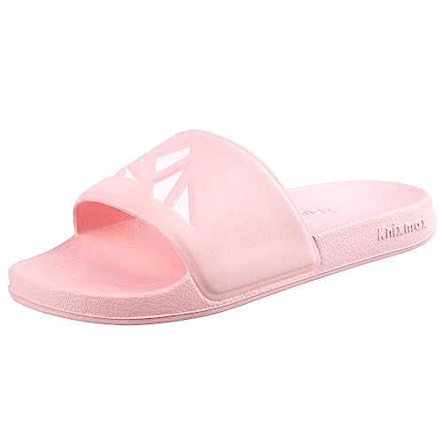 Knixmax Zapatos de Playa y Piscina para Mujer Verano Inicio Zapatillas de baño Ligero Antideslizantes Slip on Pink 40/41 EU