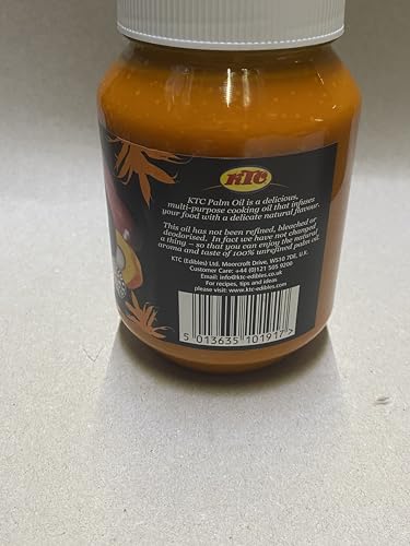 Ktc 100% puro aceite de palma sin refinar, 500 ml