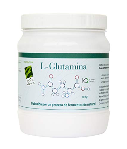 L-Glutamina de fermentación natural. Bote con 168 dosis.