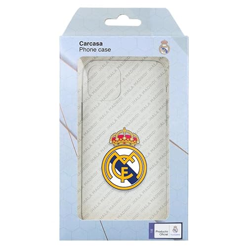 LA CASA DE LAS CARCASAS Funda para Xiaomi Redmi Note 10 5G del Real Madrid Escudo Licencia Oficial Real Madrid