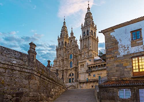 Lais Puzzle Catedral gótica Antigua de Santiago de Compostela, Galicia, España 2000 Piezas