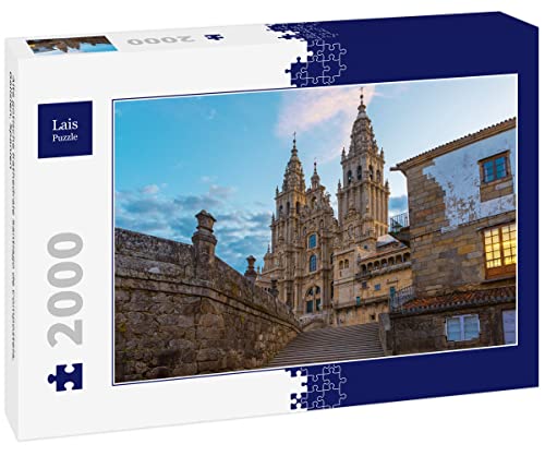 Lais Puzzle Catedral gótica Antigua de Santiago de Compostela, Galicia, España 2000 Piezas