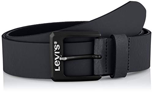 Levi's Contrast Levis Belt Cinturón, Regular Black, 95 cm Men's