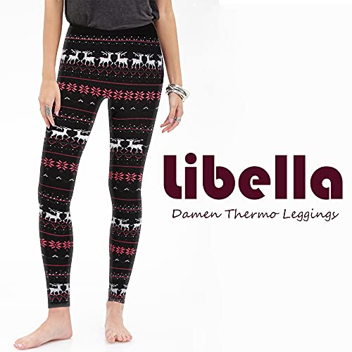 Libella Leggings térmicos de Invierno Ajustados con Peluche Noruega para Mujer 4145 B