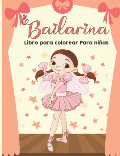 Libro para colorear de bailarinas para niñas: Un divertido y bonito dibujo para colorear para niños de 4 a 8 años | Regalo para niñas